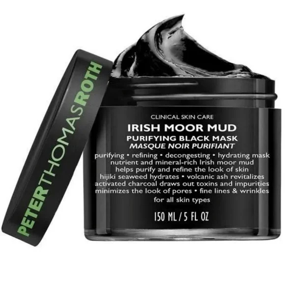 *Large Tub* Peter Thomas Roth Irish Moor Black Mud Mask 6.8oz MADE IN U.S.A. NWT